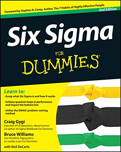 Six Sigma For Dummies, 2nd Edition (For Dummies Series) von For Dummies